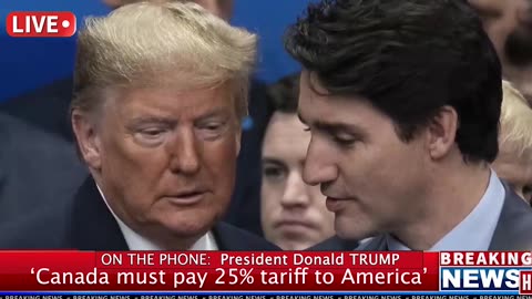 TRUMP threatens 25% tariffs on Canada, Mexico 1st day in office - COMEDY