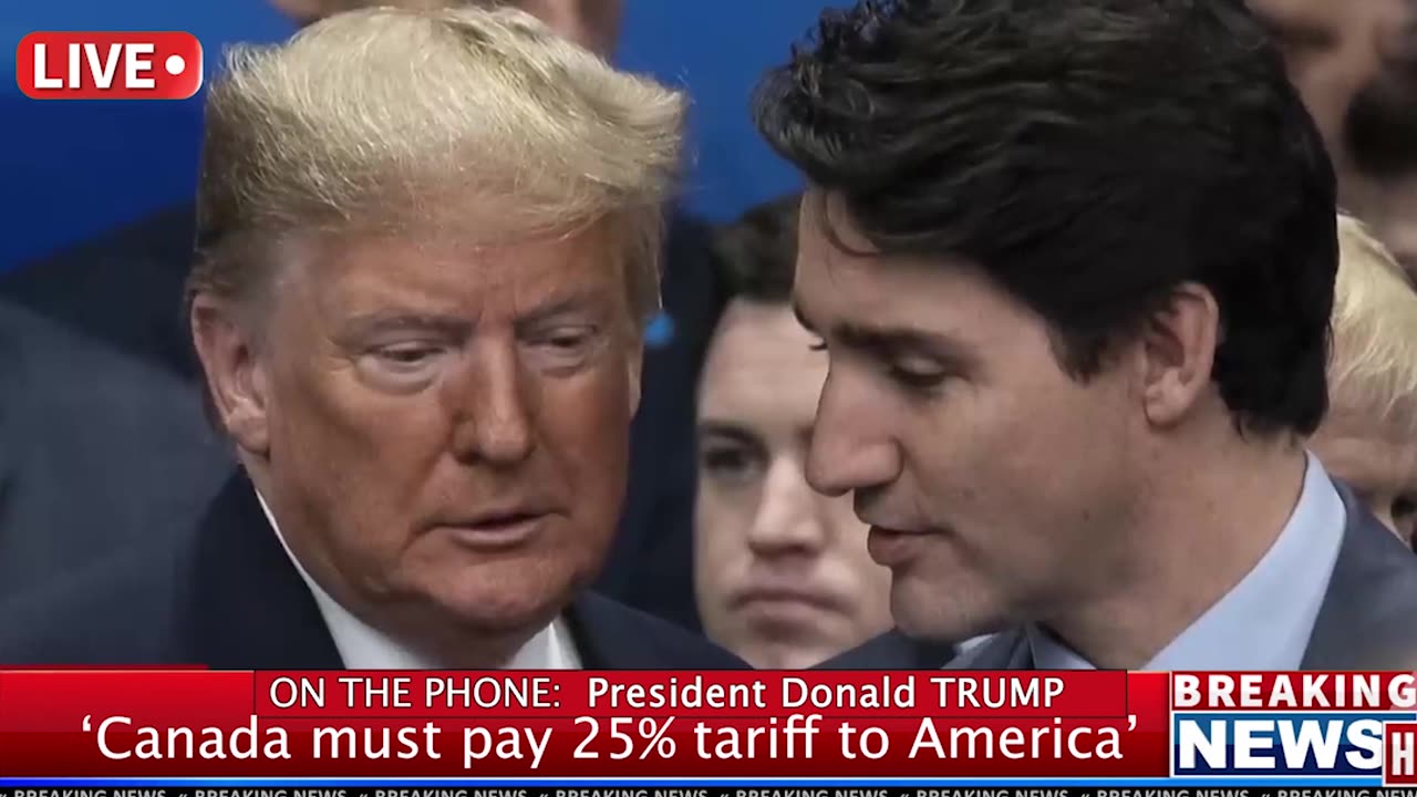 TRUMP threatens 25% tariffs on Canada, Mexico 1st day in office - COMEDY