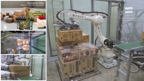 AI Powered Random Case Depalletization | CMSE Robotics