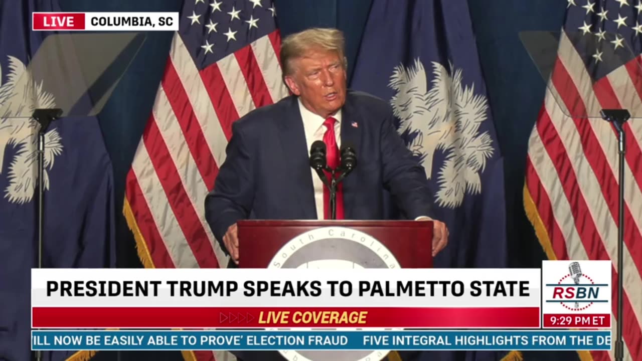 FULL SPEECH: President Donald J. Trump Speaks at South Carolina GOP Dinner - 8/5/2023