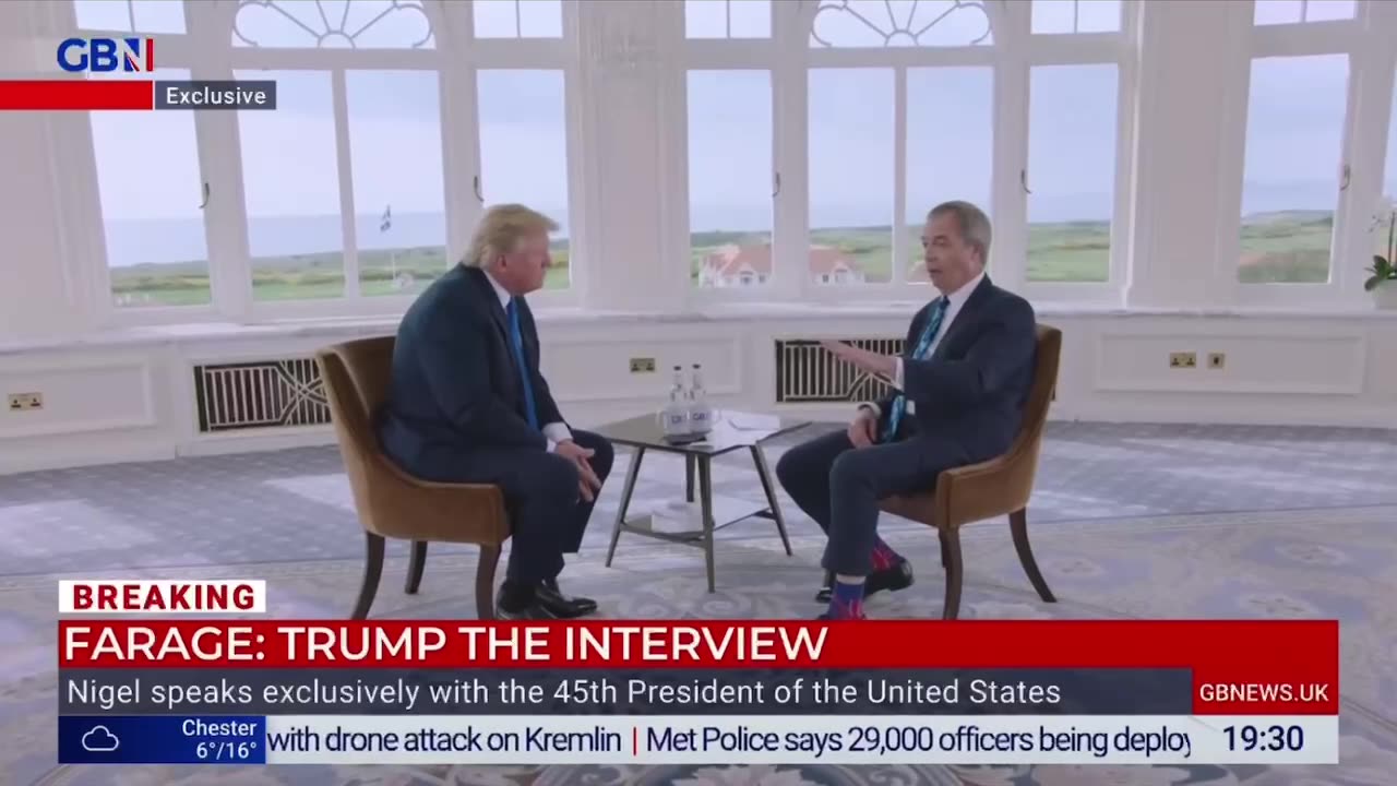 Nigel Farage tells Trump he looked 'dejected' in courtroom