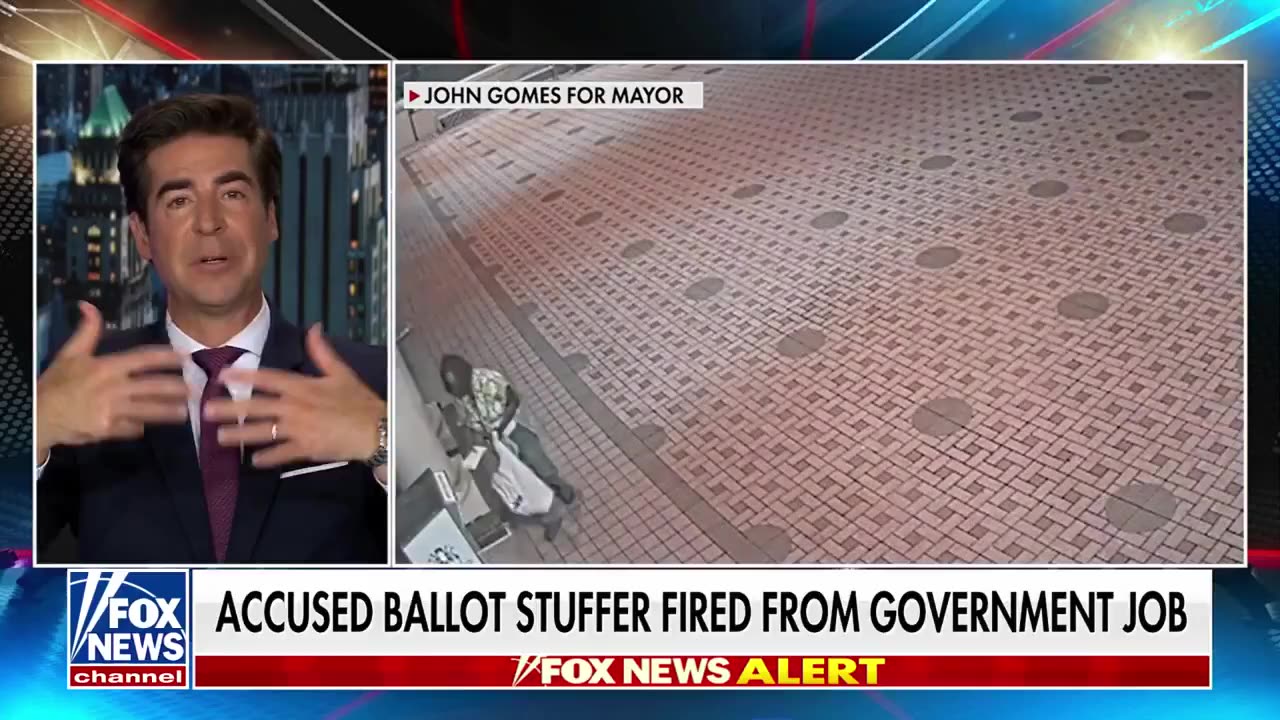 Jesse Watters Wanda, the Democrat operative and ballot stuffer, finally got fired.