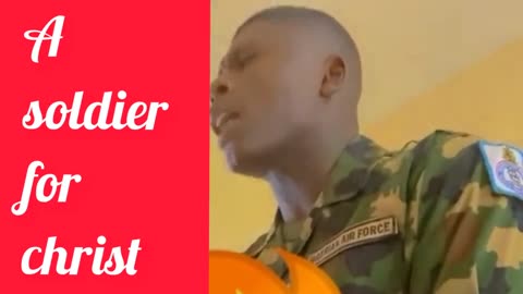 This video shows a soldier for christ