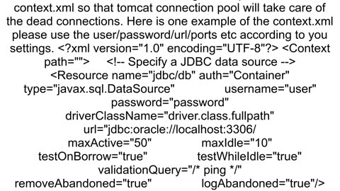 How to auto reconnect Oracle connection pool after connection interruption