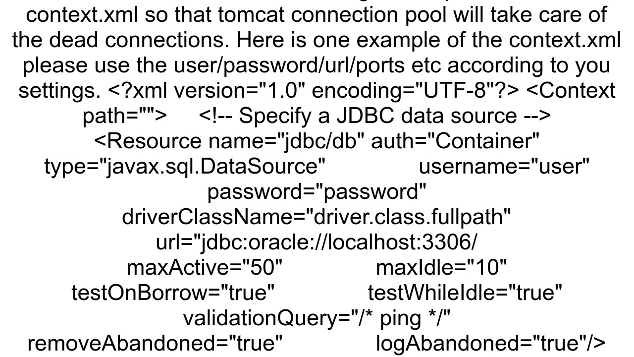 How to auto reconnect Oracle connection pool after connection interruption