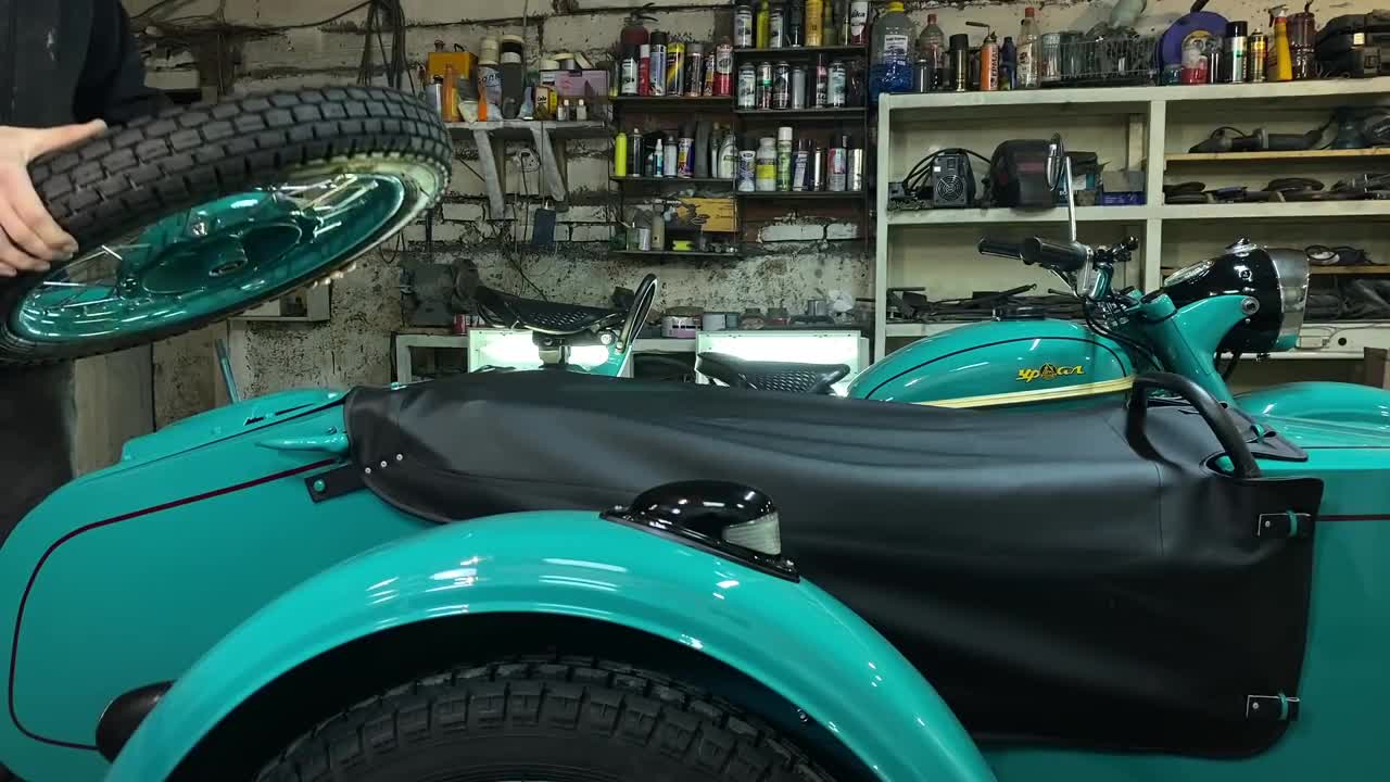 Old Soviet Motorcycle Restoration HD