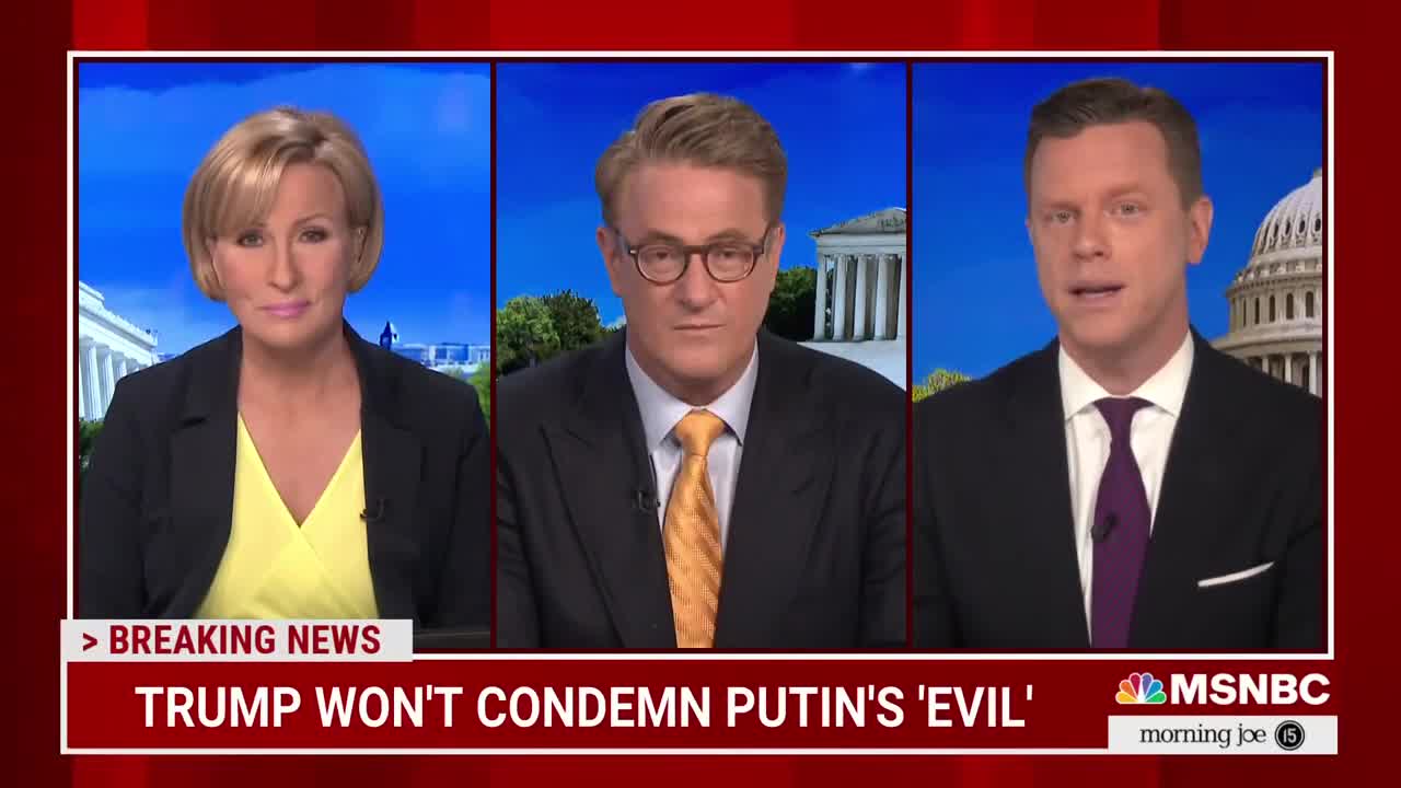 Joe: Trump Refuses To Criticize War Criminal Vladimir Putin