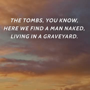 Jesus clothes the naked