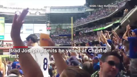 Chris Christie confronts fan at baseball game