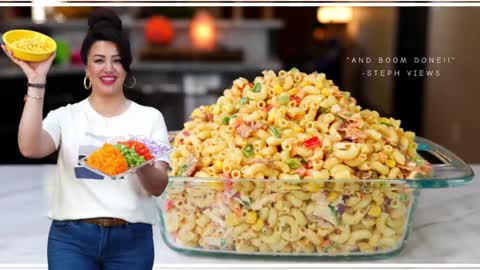 BEST RECIPES - Quick Delicious Macaroni Ranch Pasta Salad Recipe, Perfect