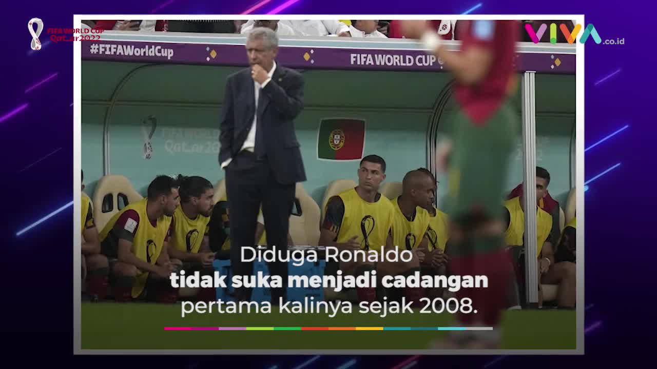 Ngambek, Ronaldo Cabut ke Ruang Ganti