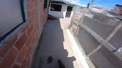 CRAZY URBAN MTB DOWNHILL TRACK - FULL RACE RUN!
