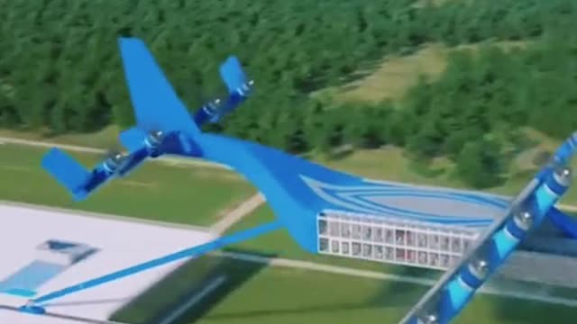 A plane that can carry thousands of people