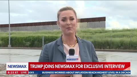 Trump shreds Dems' "gross incompetence" at the border in Newsmax exclusive