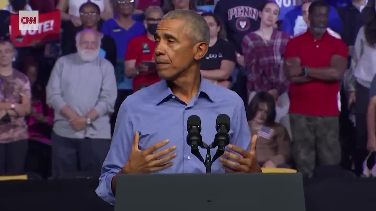 Watch Obama's closing message to voters in Philadelphia