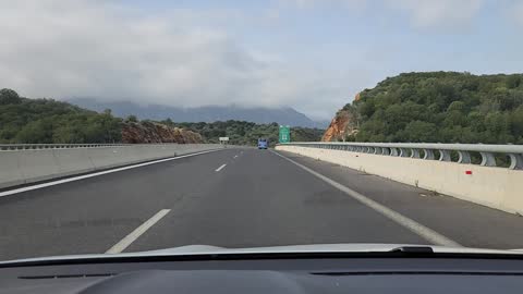 CROSSING THE EUROTA RIVER SPARTA GREECE