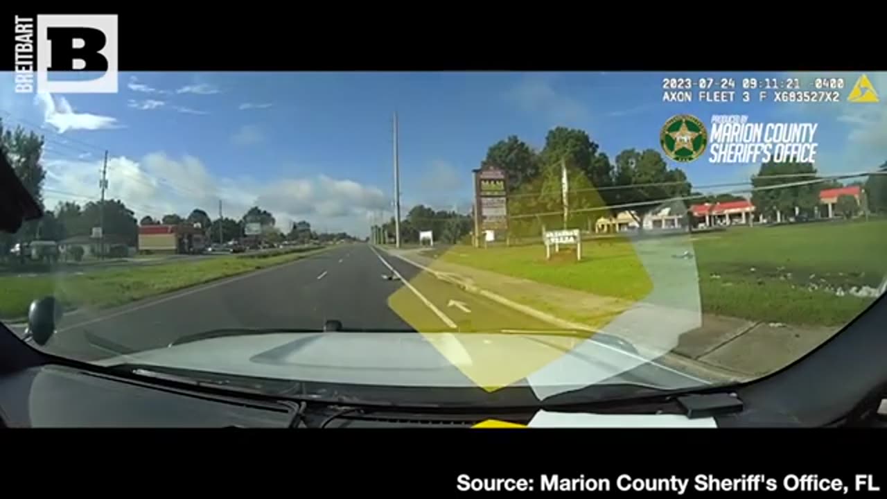 Man in Stolen Vehicle SMASHES into Power Pole Trapping Himself Under ELECTRIC