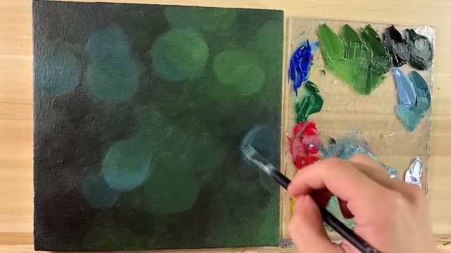 【Acrylic Painting】Purple Flower Painting Tutorial Step 5