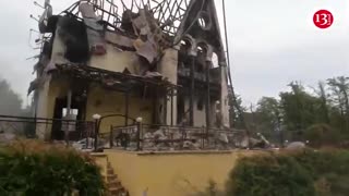 Ukrainian soldiers entered the house where the Russians were hiding fierce shooting