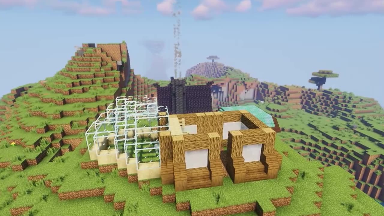 Minecraft Bee Garden (Requested) #shorts