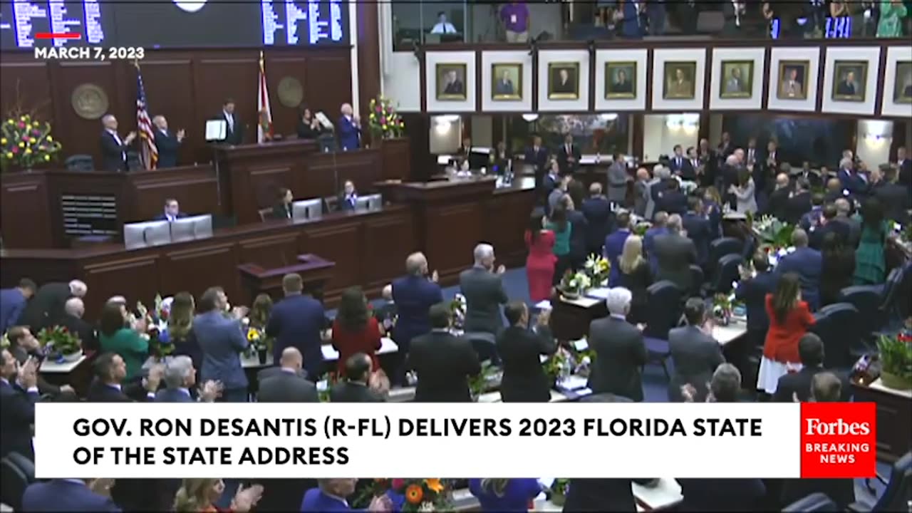 Gov DeSantis Excoriates Federal Government, Touts Accomplishments in Florida State Of The State