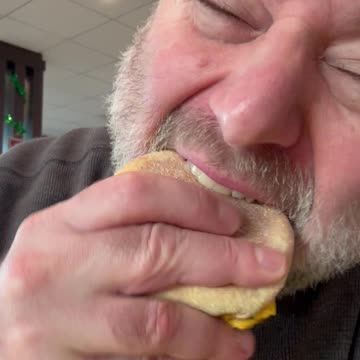 Gorilla bite Ape Chomp of Apefather! Sausage Egg and Cheese McMuffin McDonald’s OH!