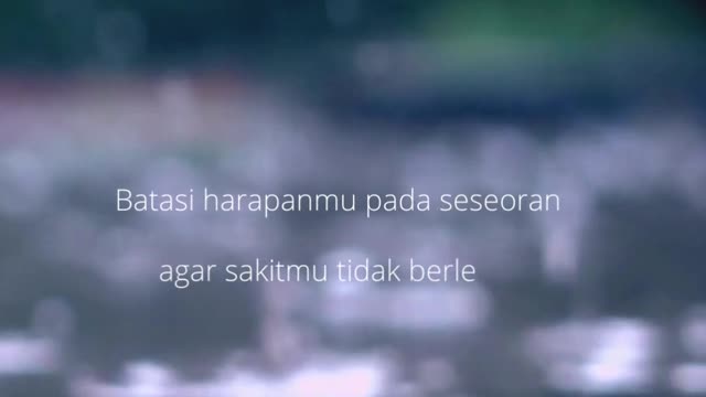 ingat ya temen-temen ! jaga hati kalian