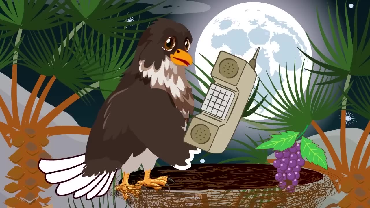 Crow and Child Cartoon Video