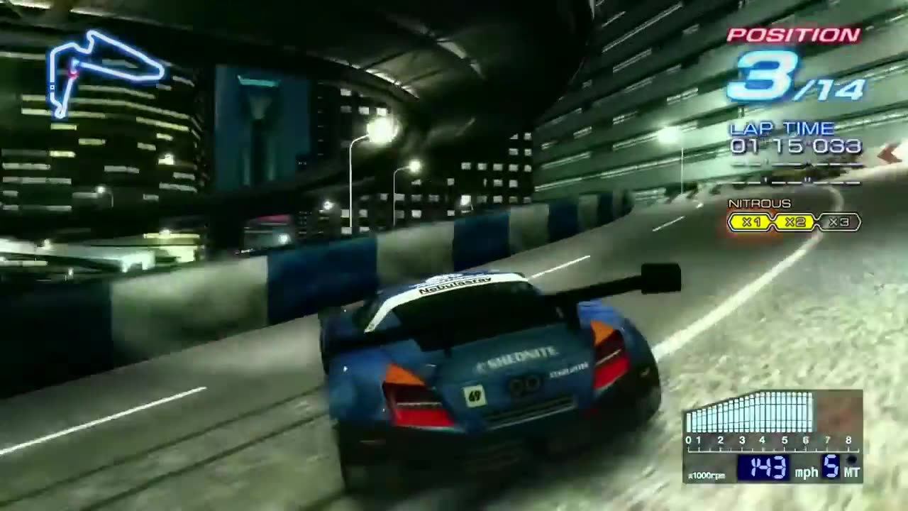 Ridge Racer 6 Advanced Route #17 Gameplay(Career Walkthrough)