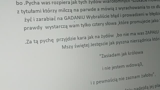 Nadchodzi wielka kara za zdradę Boga ! Cześć I