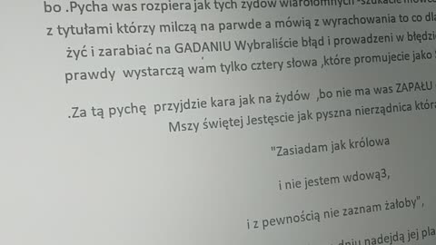 Nadchodzi wielka kara za zdradę Boga ! Cześć I