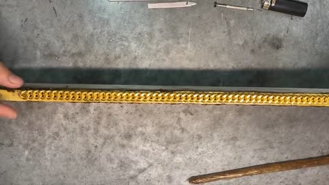 Making a Pure Gold Cuban Link Chain (Handmade 24 Karat)9