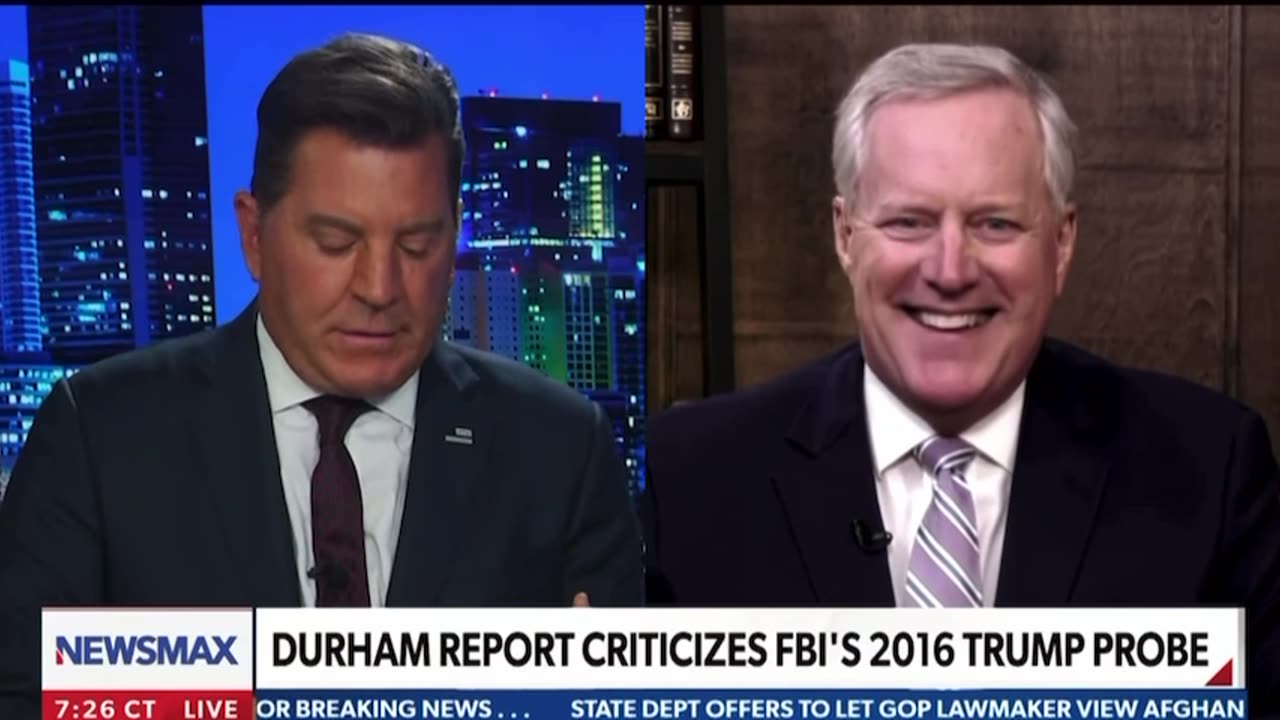 Mark Meadows: Durham Report Doesn't Go Far Enough
