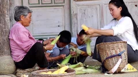 Steamed Stone-ground Corn Baba