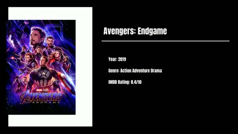 Best Movies To Watch #41 - Avengers: Endgame