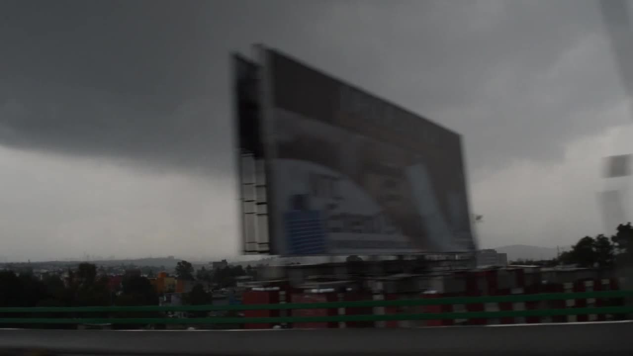 Cloudy Day on the Highway Mexico