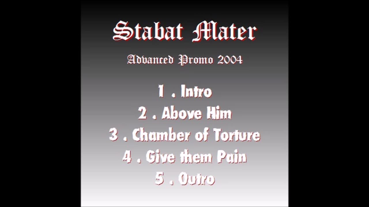 stabat mater - (2004) - promo 2004