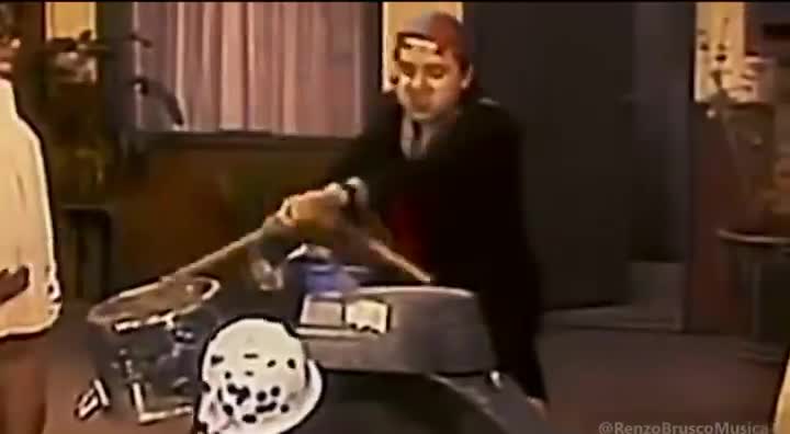 kiko on the drums