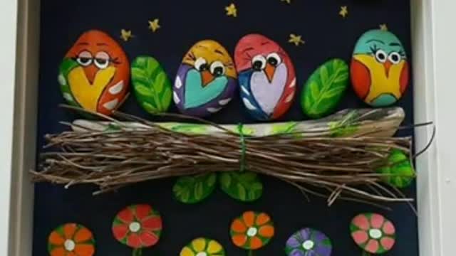 creative roke pebble Craft/stone ideas
