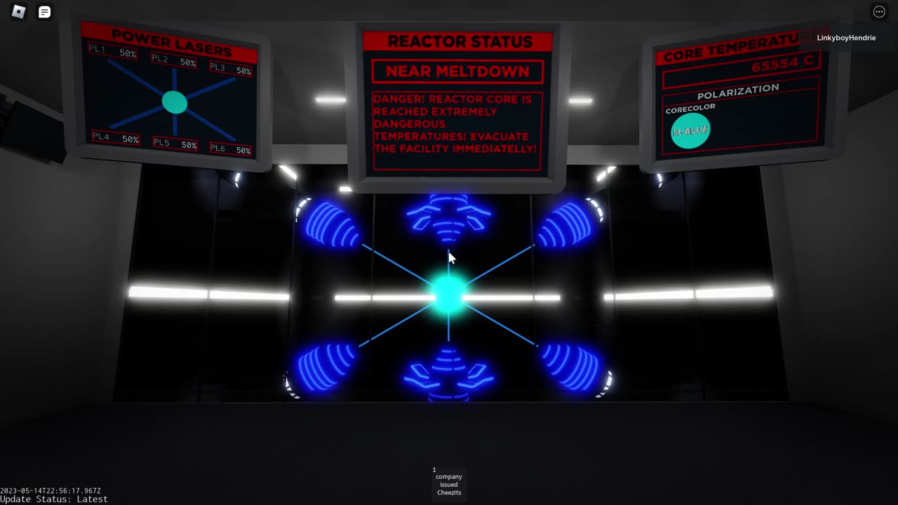 The Core meltdown (unnamed power core copy)