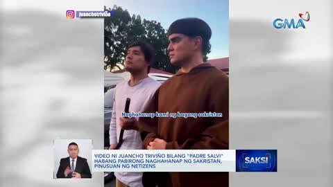 Video ni Juancho Triviño bilang "Padre Salvi" habang pabirong naghahanap ng sakristan...