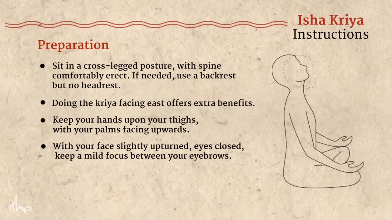 Isha Kriya: A Guided Meditation For Health And Wellbeing | 15-Minutes