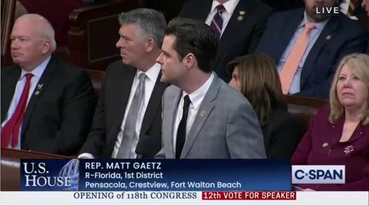 RINOs FREAK OUT At Matt Gaetz In Wild Clip