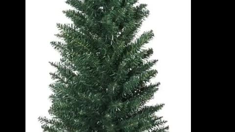 SHATCHI Pre-Lit Artificial Christmas Tree - Brighten Your Festive Season!
