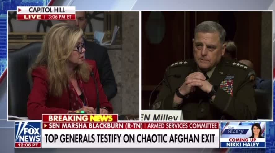 Senator Marsha Blackburn Tells Generals They Will Go Down As The Ones Who Broke The Military!