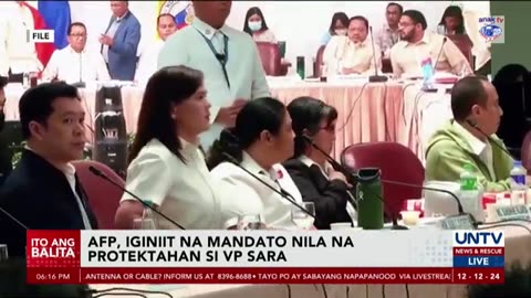 AFP: Seguridad ni VP Sara, titiyakin sa gitna ng plano nitong mag-hire ng private security team