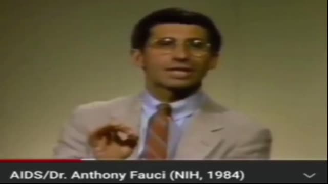 Dr. Fauci didn't want to get out of the AIDS business