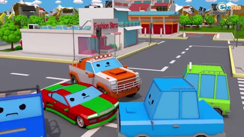 Watch Non-Stop 20 Minute 3D Car Cartoon For Kids