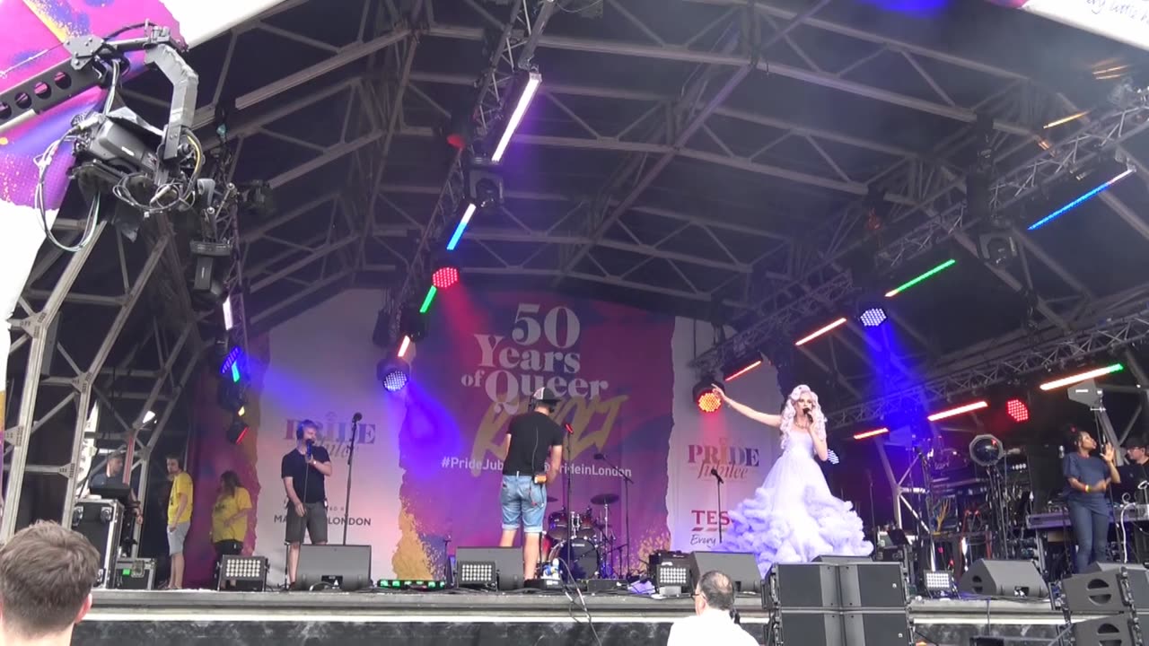 London Gay LGBTQIA+ Pride England 6th July 2019, Main Stage 5 .