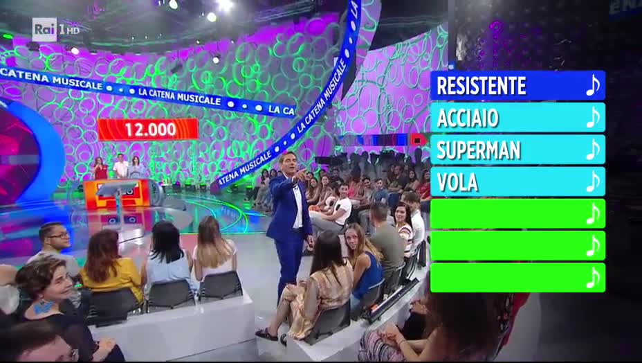 RAIUNO - Reazione A Catena-La Catena Musicale (19/07/2019)